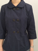 Semi-A-Line Double Button Jacket
