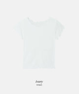 BN ウェーブテンセルウールショートスリーブTシャツ (5color)