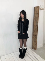 Stripe slim muffler