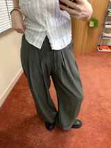 Linen Pintuck pants