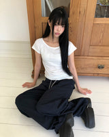 レオルコントラスト ナイロンパンツ