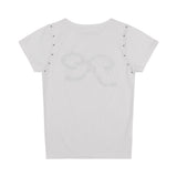 ETERNAL STUD TEE (WHITE) F25QB101