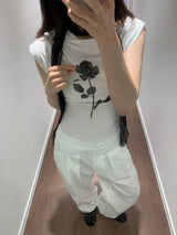 Rosie Off-Shoulder T-Shirt (3color)