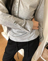 ティネル シャーリング ロールアップ ロングスリーブ Tシャツ
