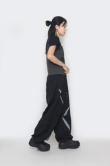 33 ラグラン半袖クロップTシャツ