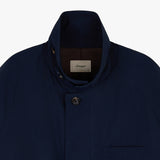 Stranger Classic Fit Belted Padding Coat (Navy)