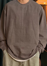Pigment Solid Long-Sleeve 5COLOR