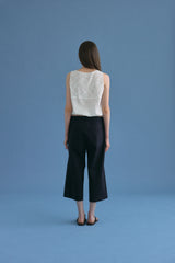 T/T Neet tie sleeveless top (white)
