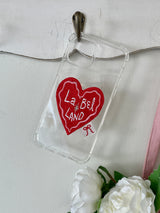 HEART LABEL PHONECASE (RED)