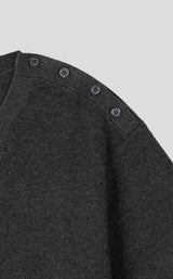 [S/S] Shoulder button half knit(4color)