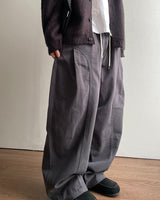 Volume Rivet Cotton Pants