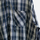 P.O Checked Hooded Shirt