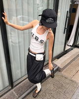 トラック ステッチ バミューダ デニム