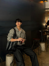 Dart shoulder blouson