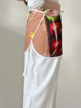 Fresh apple, apron
