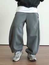 ピンチサイドスナップスウェットパンツ6C