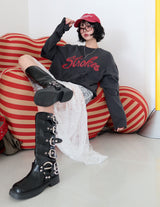 Laxique Sleeve Layered Oversized Fit T-shirt