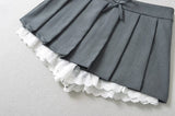 Rovia Lace Pleat Skirt