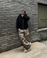 UL Camo Decoration Denim Pants