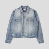 Debor Washed Denim Trucker Jacket