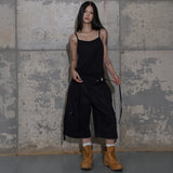 2-WAY STRAP SLEEVELESS (BLACK) F25ZB029