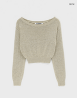 [MADE] Levinson Tape Boat Neck Knit