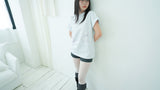 ドレミTシャツ / white melange