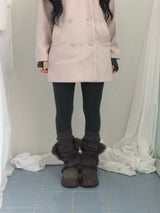 Raglan A-line coat