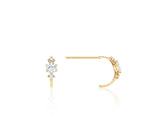 26SS★ Truly Essence 14K Stone Point Earrings