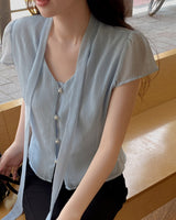 Maki tie blouse