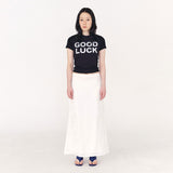 JACQUARD SKIRT IVORY