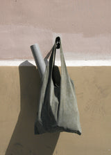 Vegan Leather Market Bag_Khaki