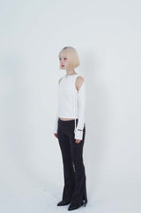 NECK STRAP TEE_IVORY