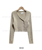 Hari unbalanced crop knit