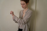 Spring soft cardigan set_mute gray