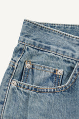 Blue Ocean Straight Denim Pants
