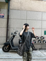 ビンテージピグメントスプレー半袖Tシャツ
