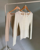 dual slim halter knit