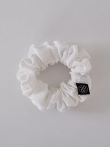Milky Cotton Scrunchie_White