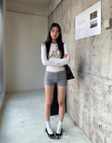 バンビスリムロングスリーブTシャツ