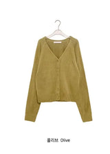Lucie Loose-Fit Raglan V-Neck Cardigan