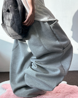 HIGH QUALITY ✨ダブルポケットスウェットオーバーバルーンワイドロングパンツ - 6 COLORS