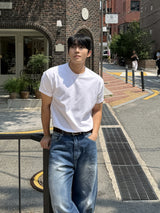 クラップマッスルロールアップショートスリーブTシャツ