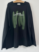 ビフォアプリントロングスリーブTシャツ🖤💚🩷🤍 - 4 カラーズ
