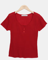 Yuel Ribbed Short Sleeve T-Shirt