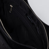 Studded Leather Shoulder Bag (Black)