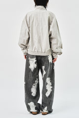 Aria Coating Zip Blouson (3color)