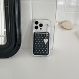 Black Dot MagSafe card wallet+MagSafe case
