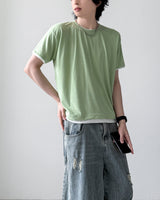 Pastel Layered Short Sleeve T-shirt
