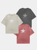 ビンテージスターピグメント半袖 (3 color)